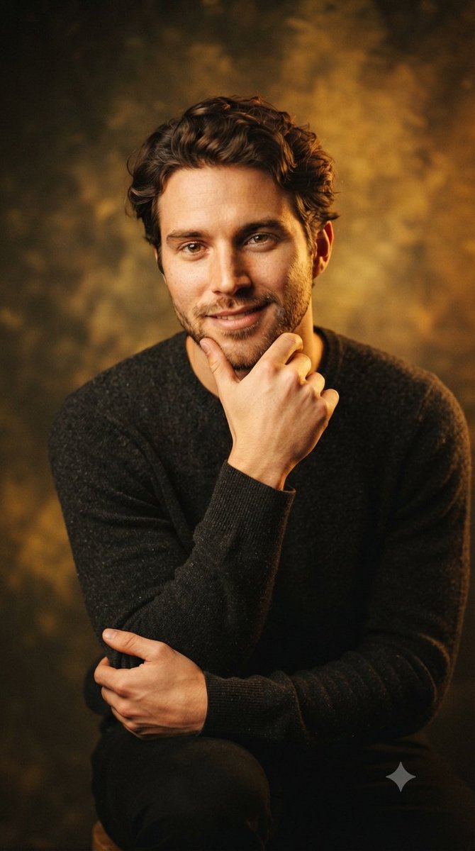 Handsome Studio Style Male Portrait
