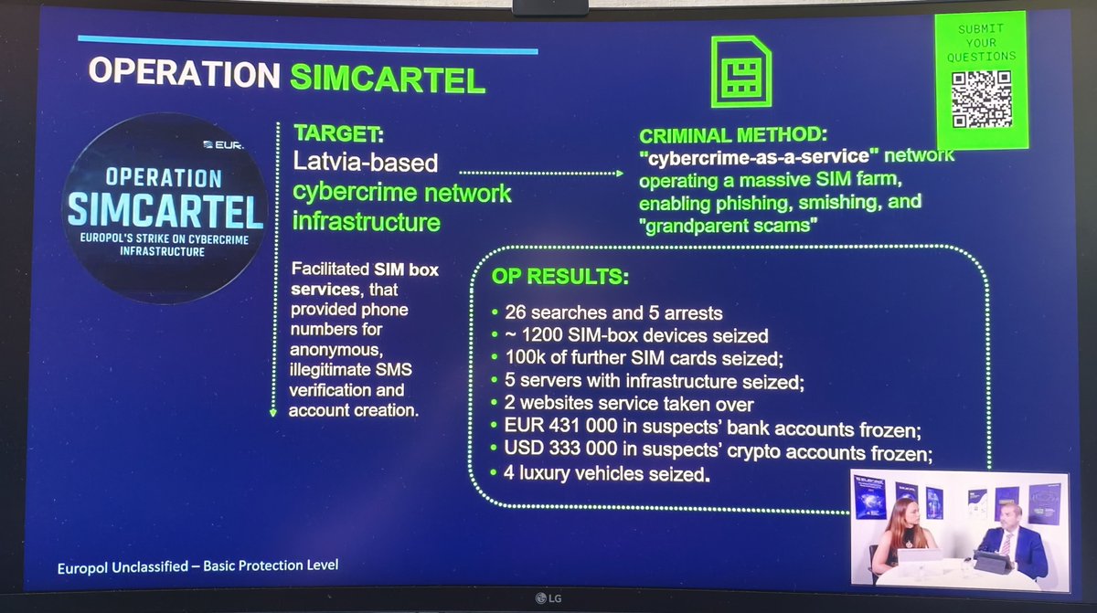 ghostmrxx's tweet photo. Interesants @Europol vebinārs par aktuālajiem draudiem. Tika izcelts nesenais notikums Latvijā bāzētam krāpniecības tīklam un analizēts, kā mākslīgais intelekts automatizē uzbrukumus, kā arī nākotnes ieteikumi krāpšanas apkarošanai. #cybersec #infosec #onlinefraud https://t.co/HfQ0sOrKgW