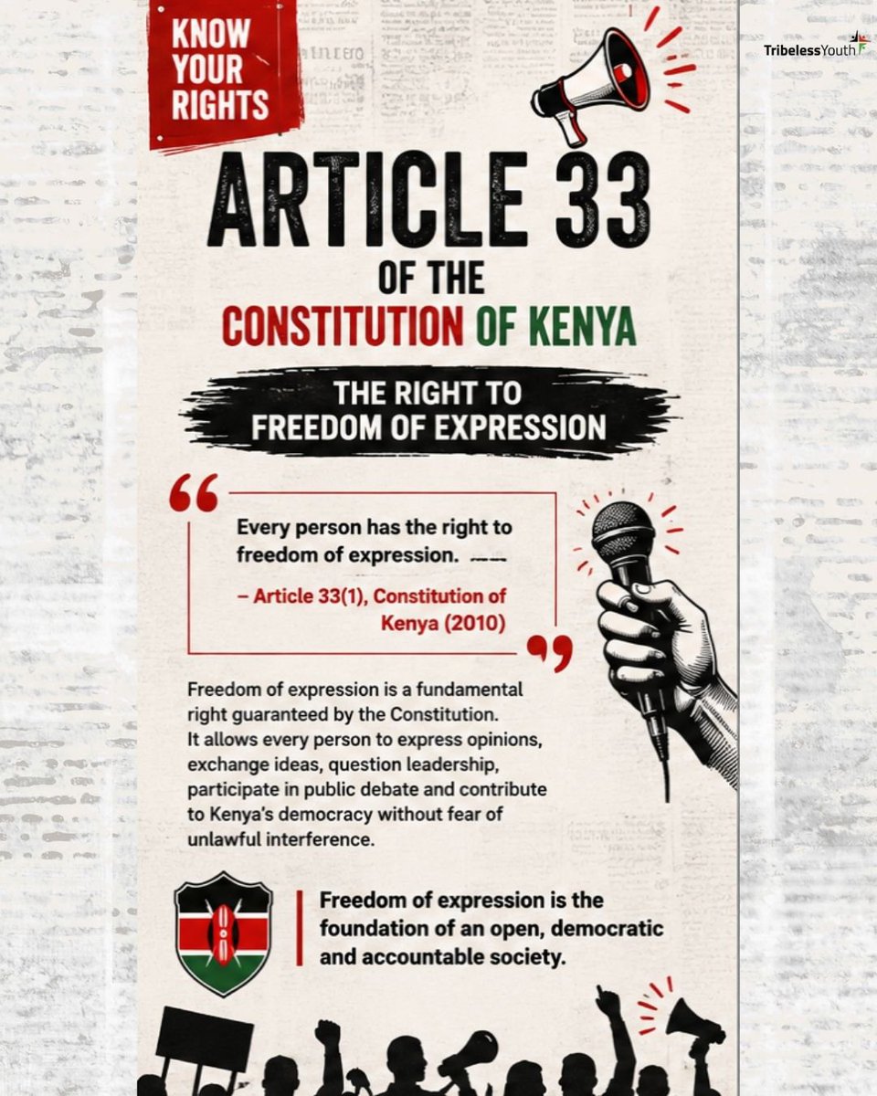 TribelessYouth's tweet photo. Freedom of expression is a right. Exercise it responsibily. 

#KatibaTuesday https://t.co/3jw2xYHWTj