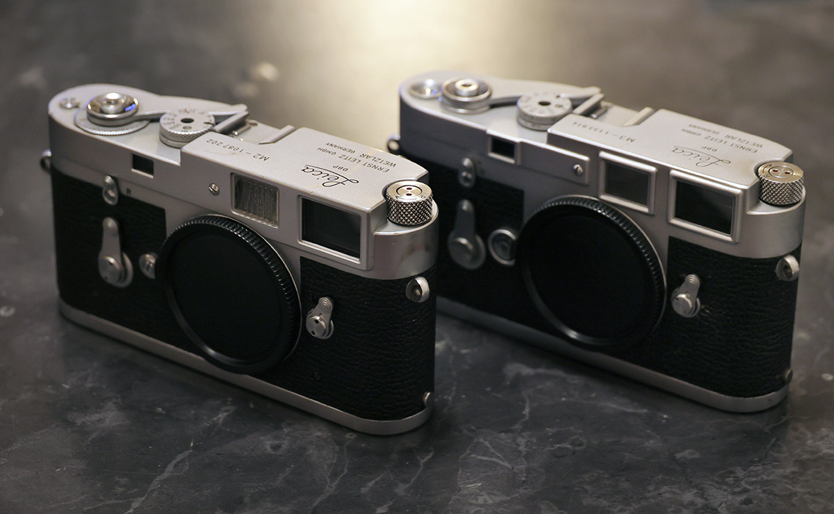 Leica M2とM3がありました。さすがに別の所に保管されていた。M2は