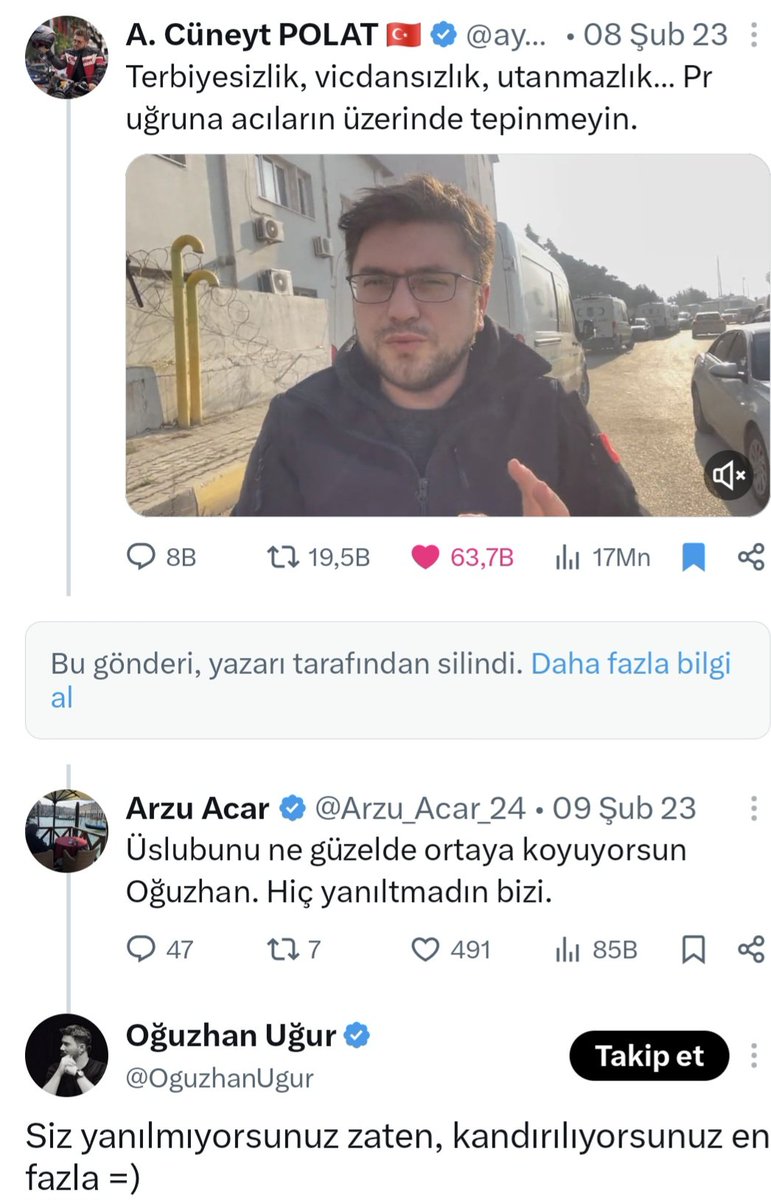 harun06nn's tweet photo. @OguzhanUgur Silerek unutulacağını sanıyorsan ne devlet unutur ne de millet.Birde daha üst perdeden konuşuyor. https://t.co/AITlnjybMm