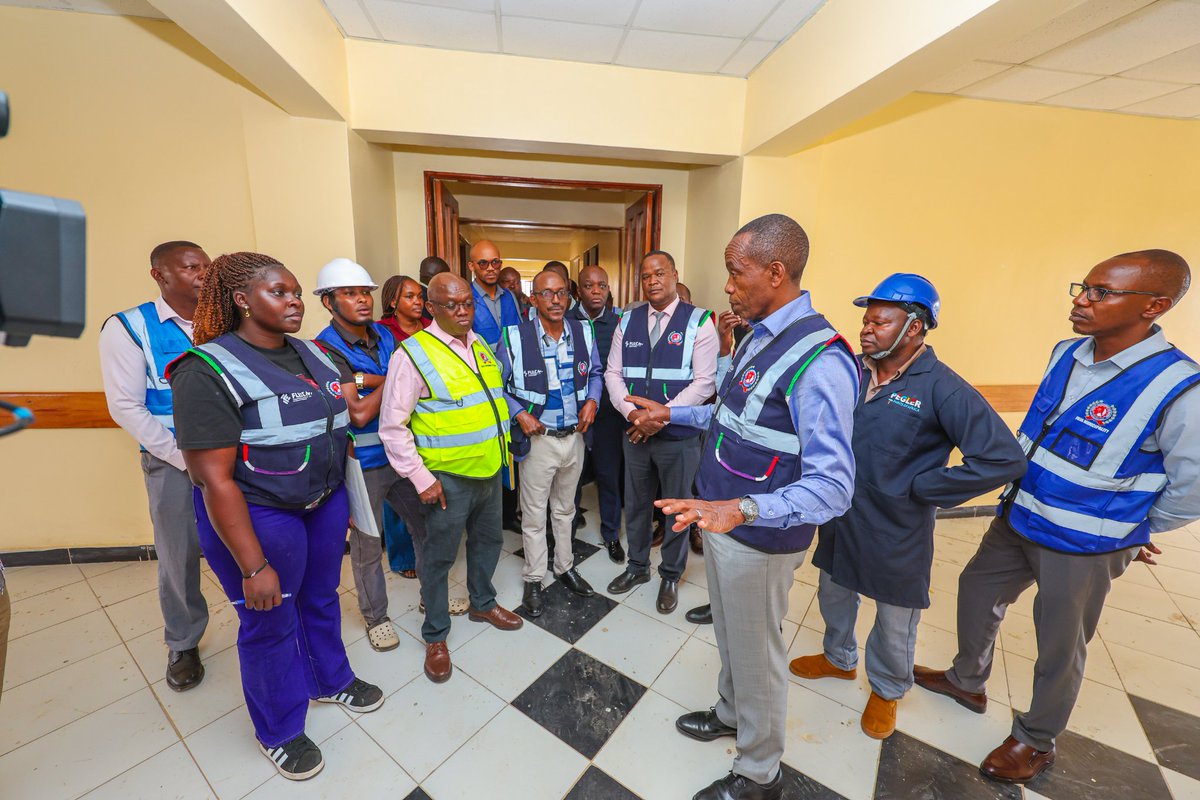 Wamatangi_'s tweet photo. Today we conducted a final inspection of the new Juja Level Four Hospital (Gachororo), whose construction is 100 percent and is set for equipping starting next month 
The 189-bed capacity will serve the Juja Sub-County population that for years have had to rely on Thika and Ruiru hospitals.
#MakingKiambuGreatAgain 
#KaziNdiyoHiyo 
#RohoNdiyoHiyo