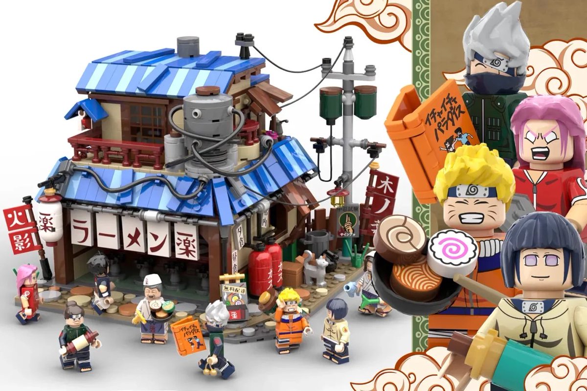 PenPlays_'s tweet photo. LEGO Ideas has also announced the following projects are going into the parking lot for further consideration

Naruto: Ichiraku Ramen Shop
Hollow Knight: A Journey to Hallownest
Bob’s Burgers
iMac G3

These join Daft Punk &amp; Lunch Atop A Skyscraper which are still being considered https://t.co/3OFkBpcpmf