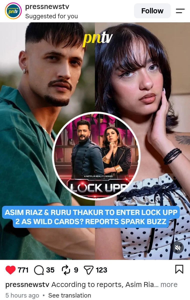 Khaled_shaik143's tweet photo. No one was talking about #LockUpp2  so the media once again started using #AsimRiaz name for hype 

It's the same formula every time: if a reality show lacks hype bring Asim Riaz into the headlines His name alone creates buzz GOAT @imrealasim 🔥❤️ #AsimSquad https://t.co/6toqMDpzbR