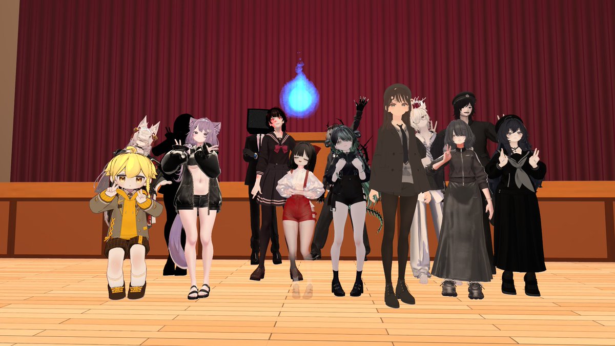 kurogomake310's tweet photo. 昨日は依魅坂高校六不思議譚というイベントのプレオープンに誘って頂いたので参加した！
私は花子さんと2年3組さんの2人とお話しました！話した内容は是非イベントに参加してほしい！とにかくRPが凄くて楽しかった！
ジャンプスケアが無くホラーが苦手な私でも楽しめたので皆も是非！
 #VRC_よみろく https://t.co/CZh9bwq0mr