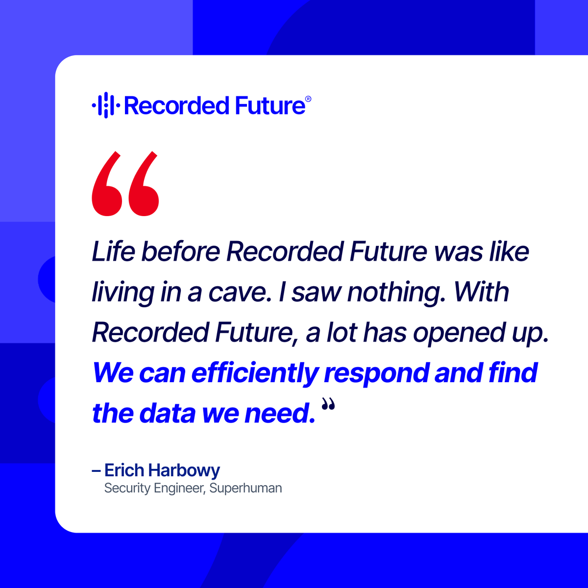 Recorded Future tweet media