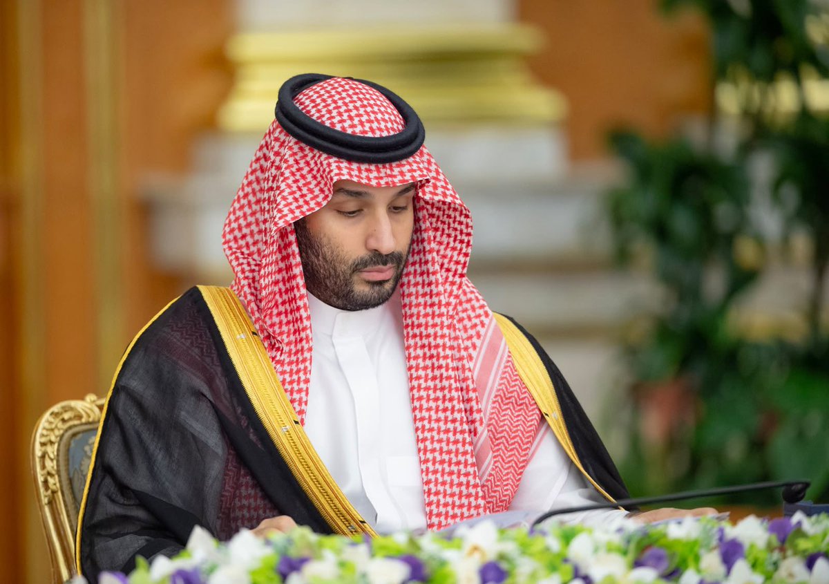 Badermasaker's tweet photo. سمو سيدي #ولي_العهد يرأس جلسة #مجلس_الوزراء في جدة. https://t.co/BmYqbfqpHc