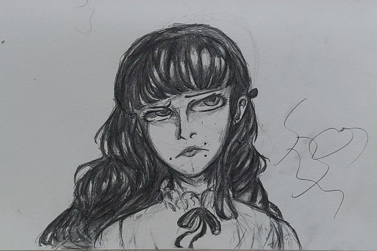 Pyramidue's tweet photo. Drew #marina from #fear_and_hunger a few months ago— one of my favourite characters from the #game . 

Hope y'all enjoy some somewhat older art! https://t.co/Otxi8DYAZH