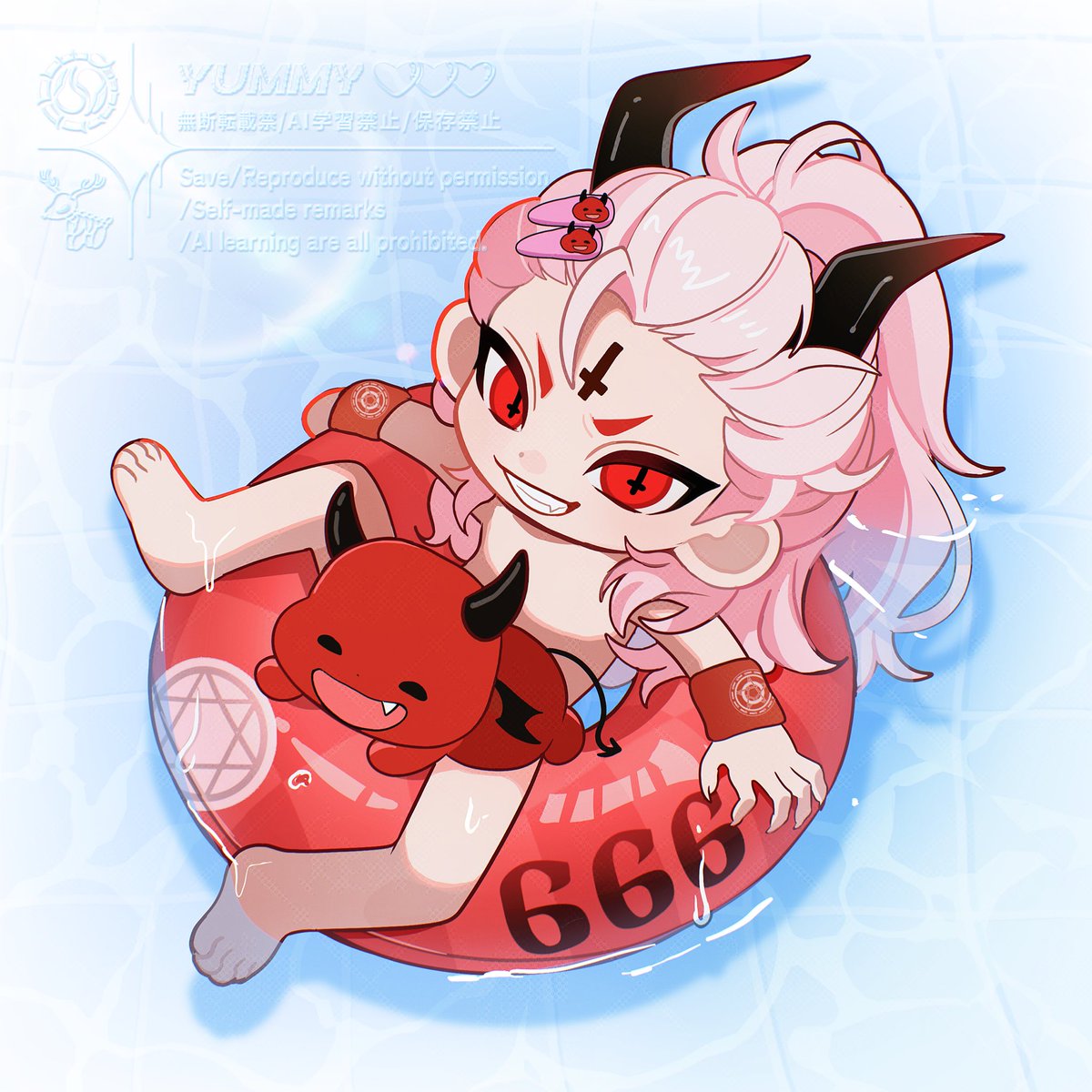 yum_pyon's tweet photo. サ誕😈🏝️✨
#WHB #WhatinHellisBad #HBD_WHB_Satan https://t.co/Hd4h1RnjAK