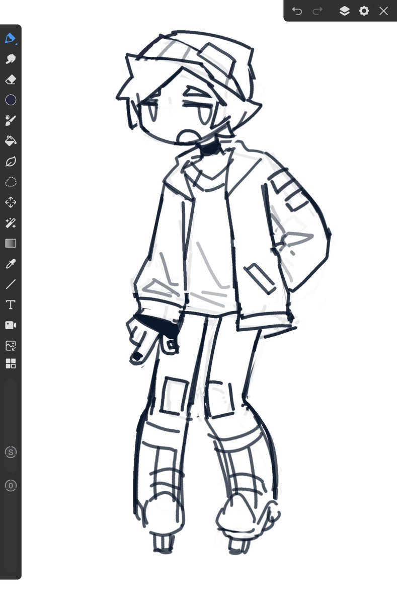 CreatorGego's tweet photo. When I draw a work to long time,draw this easy rubbish is comfortable
#OCㅤ#sketchㅤ https://t.co/i0Q5xSKewB
