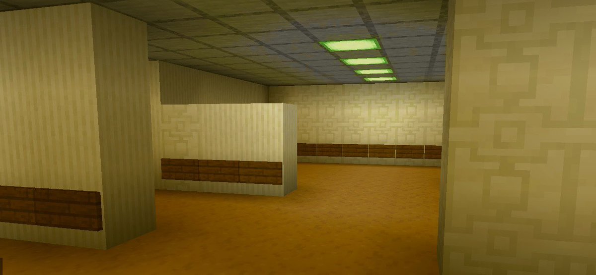 smokeytat's tweet photo. Guys I think there’s something in the back of these rooms #minecraftbuild #backrooms https://t.co/gzhsUe0CCj