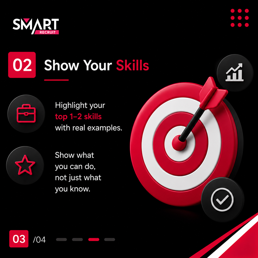 smartrecruitltd's tweet photo. 🎥 Create a skill video that stands out!

✅ 60–90 seconds
✅ Highlight 1–2 key skills
✅ Speak naturally
✅ Be confident

Authenticity builds trust and helps employers remember you.

#SkillVideo #VideoResume #InterviewTips #CareerAdvice #SmartRecruit #WorkAbroad https://t.co/R01dsS447Q
