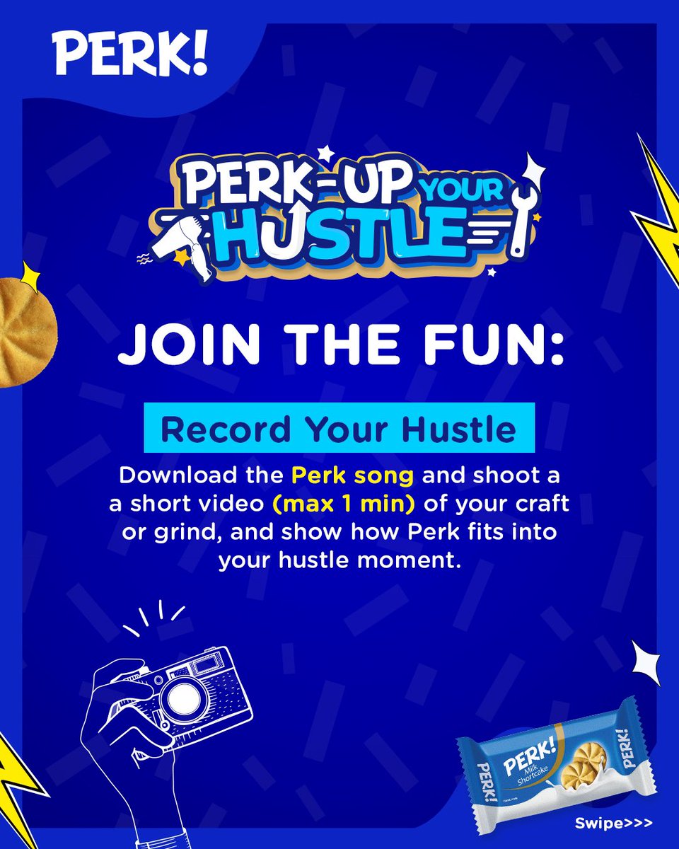 perkbiscuits's tweet photo. Show your hustle, share your story, and win amazing prizes.
Record your daily grind, your craft, or your passion, and let us see the effort behind it. Selected entries will be featured and rewarded.

#PerkBiscuits #PerkUpYourDay #PerkUpYourHustle https://t.co/lgDKJHYr3s