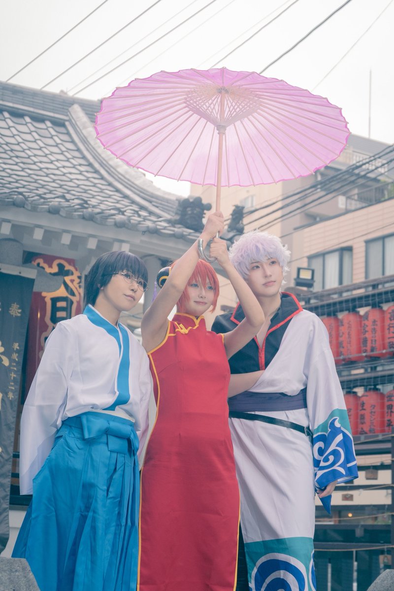 mabolosi_co's tweet photo. 【Cosplay/コスプレ】
             銀魂/
                  
                  「万事屋」

✦︎︎︎.坂田銀時@TA8EMONO
✦︎︎︎.志村新八 @nono_maru3
✦︎︎︎.神楽 @mabolosi_co

 #仙スト https://t.co/Y6M5Wrx7Ql
