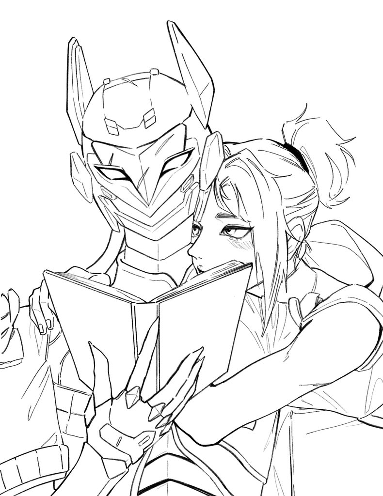 nve_ni's tweet photo. I drew Vyse &amp; Jett for @V0idparasite https://t.co/tRisK547DP