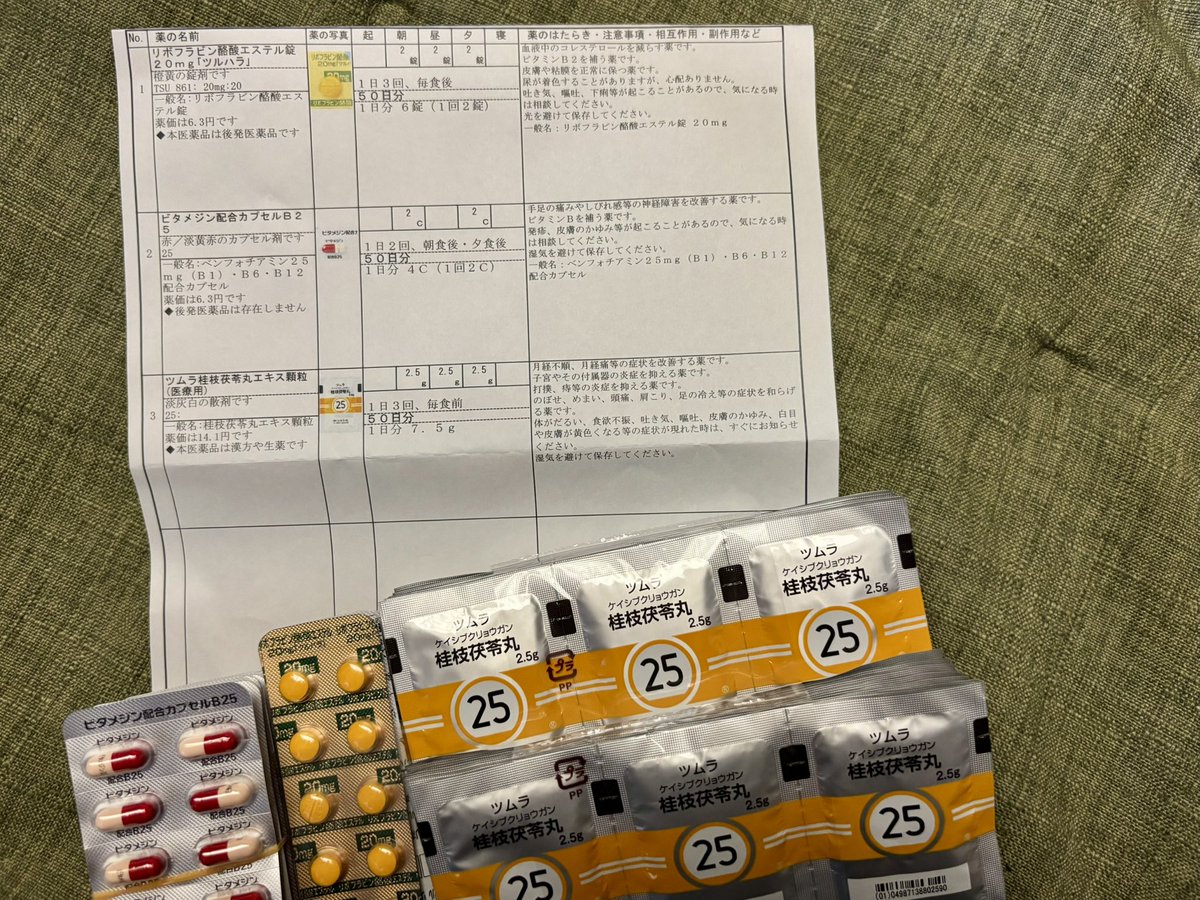 bees5542's tweet photo. 児玉先生の診察時に新しい薬を処方して貰った。薬が効き少しでも症状が緩和されたら嬉しいなぁ。 https://t.co/3ovWZNBE9y