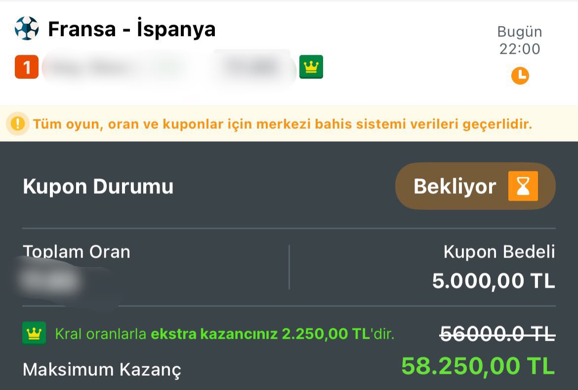 marioiddaa's tweet photo. 📢Fransa - İspanya maçı yüksek oran kuponlarımız telegram kanalımızda paylaşılacaktır. 🚨Kuponların açık hali 21:00 da açık paylaşılacaktır 🫡 

https://t.co/3lUwwnkYX4 https://t.co/WUkFKu0arA