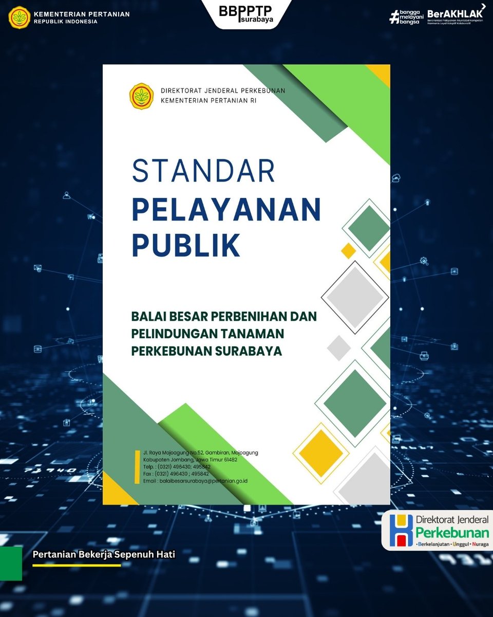 Humas_bbpptpsby's tweet photo. Standar Pelayanan Publik BBPPTP Surabaya

Sebagai bentuk komitmen dalam memberikan pelayanan yang transparan, mudah, dan berkualitas, BBPPTP Surabaya telah menyediakan Standar Pelayanan Publik (SPP) sebagai acuan bagi masyarakat dalam memperoleh layanan. https://t.co/ZgMBh9wRiD