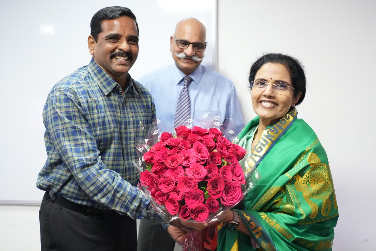 ntrtrust's tweet photo. A Moment of Pride and Gratitude 

On behalf of the NTR Memorial Trust family, Shri K. Rajendra Kumar, IPS (Retd.), @ceontrtrust , and Shri Gopi Adusupalle, Chief Operating Officer, had the privilege of felicitating our @ManagingTrustee , Smt. Nara Bhuvaneswari Garu, with a bouquet and a ceremonial shawl, congratulating her on being recognized once again in the Fortune India Most Powerful Women 2026 list.

This prestigious recognition is a reflection of her visionary leadership, unwavering commitment to excellence, and enduring dedication to creating meaningful social impact.

The entire NTR Memorial Trust family extends its heartfelt congratulations and wishes Smt. Nara Bhuvaneswari Garu continued success and many more milestones in her inspiring journey of leadership and service.

#NTRMemorialTrust #NaraBhuvaneswari #FortuneIndia #MostPowerfulWomen2026 #Leadership #SocialImpact #HumanServiceIsDivineService #WomenLeadership #Congratulations