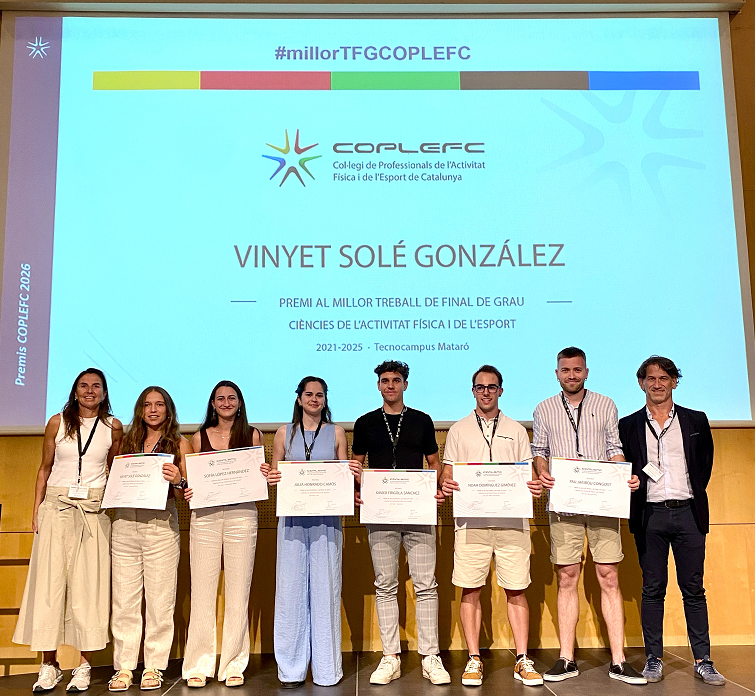 coplefc's tweet photo. 🏆 On es troba el futur de l'esport i la salut?

Descobreix els millors TFG de CAFiE guardonats pel COPLEFC al nou article del Docusport! Talent i recerca d'alt nivell. 🎓👇

🔗 https://t.co/v9BYSeIzb4 https://t.co/2NHvMgqSUA