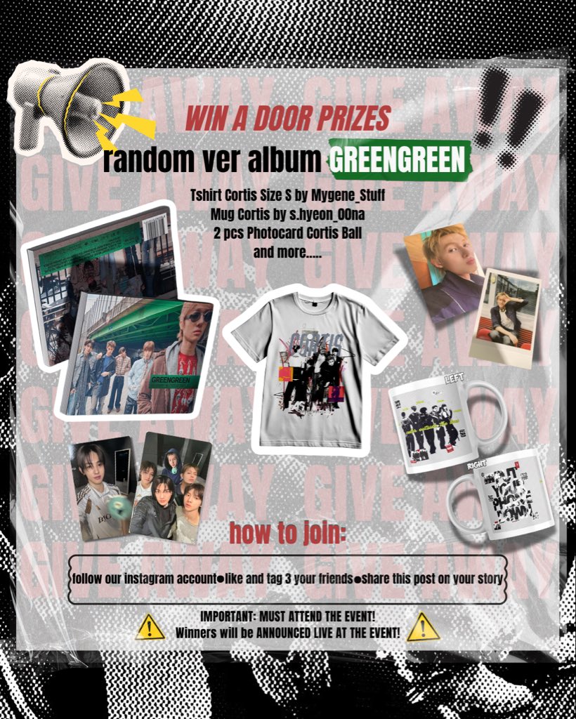 cortispalembang's tweet photo. Included with every ticket:
🎁 Exclusive Freebies Package
🥤 Snacks &amp; Drinks
🎶 Online Concert Streaming
💿 Chance To Win GREENGREEN Album and other amazing door prizes

RSVP open until 15th August 2026 
https://t.co/CqM4eHyk8u https://t.co/LZIc0deKzP