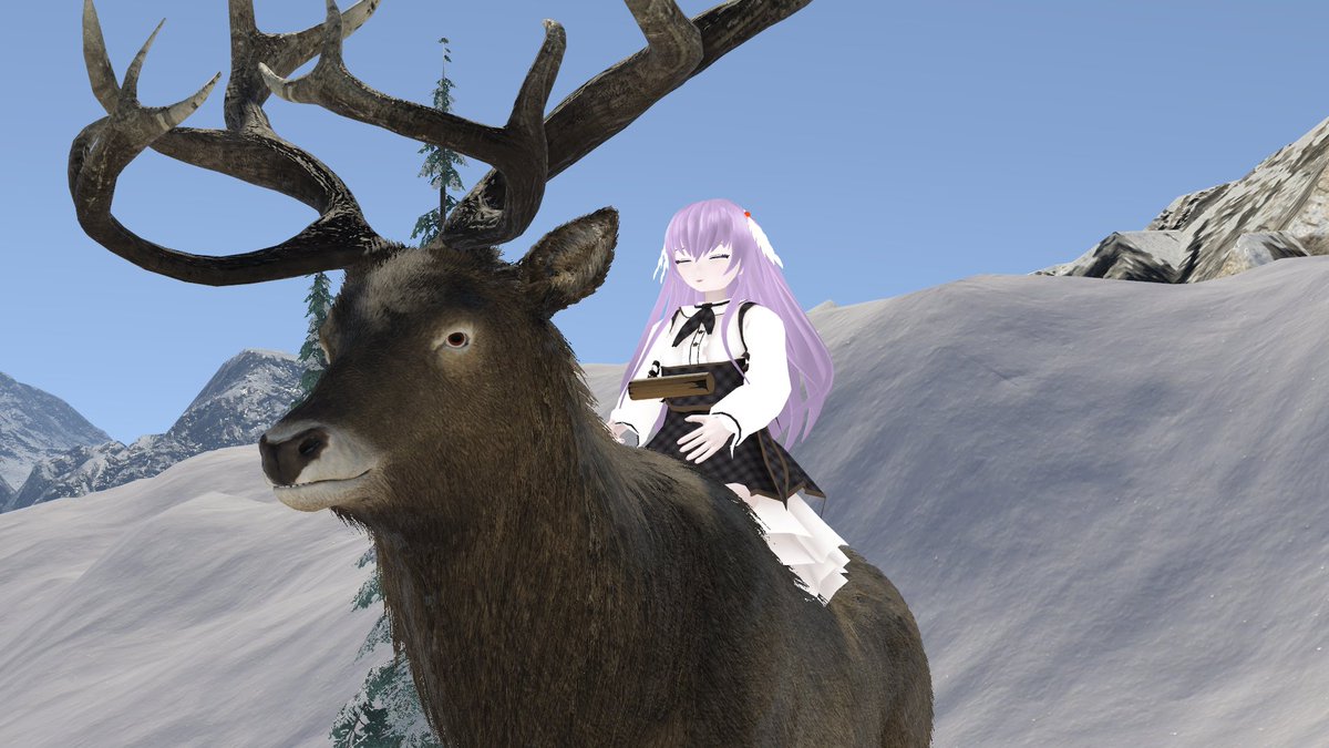 Temari_vr's tweet photo. 今夜は久しぶりにWorld巡り。クオリティが高くて素敵なワールドがたくさん！ 動物が好きです🦕

#VRChat #VRChat_World https://t.co/999qxjOc04