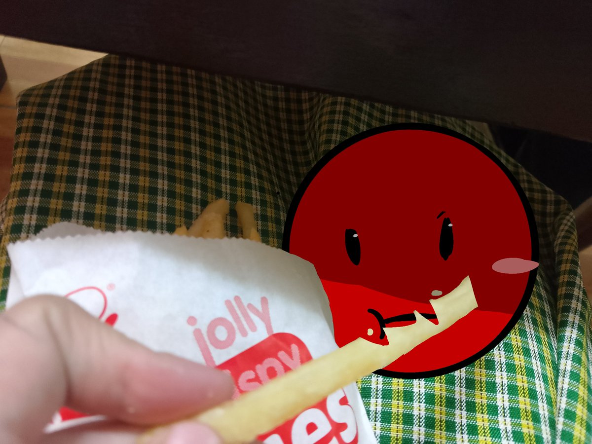Eclipse_soul2's tweet photo. Angrity loves fries look at him munching^^ https://t.co/yyEXjB9R2Y