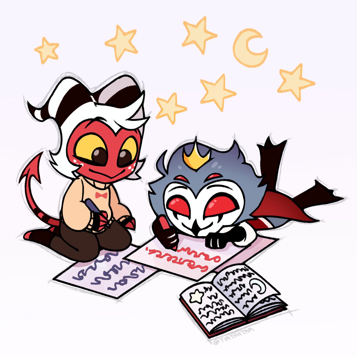 TimTahTam's tweet photo. Wonder what could've been❤️‍🩹
#HelluvaBoss‌ #HelluvaBoss‌fanart https://t.co/1lDMqgYsai