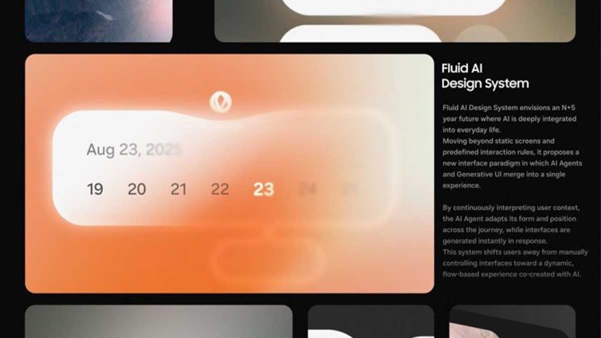 TheGalox_'s tweet photo. Meet Samsung Fluid AI

A look at Samsung's concept AI interface which allows all areas to generate and reshape based on the user's needs

The widgets change depending on what you're doing in a UI that seems fully alive https://t.co/AEckkYVcwN