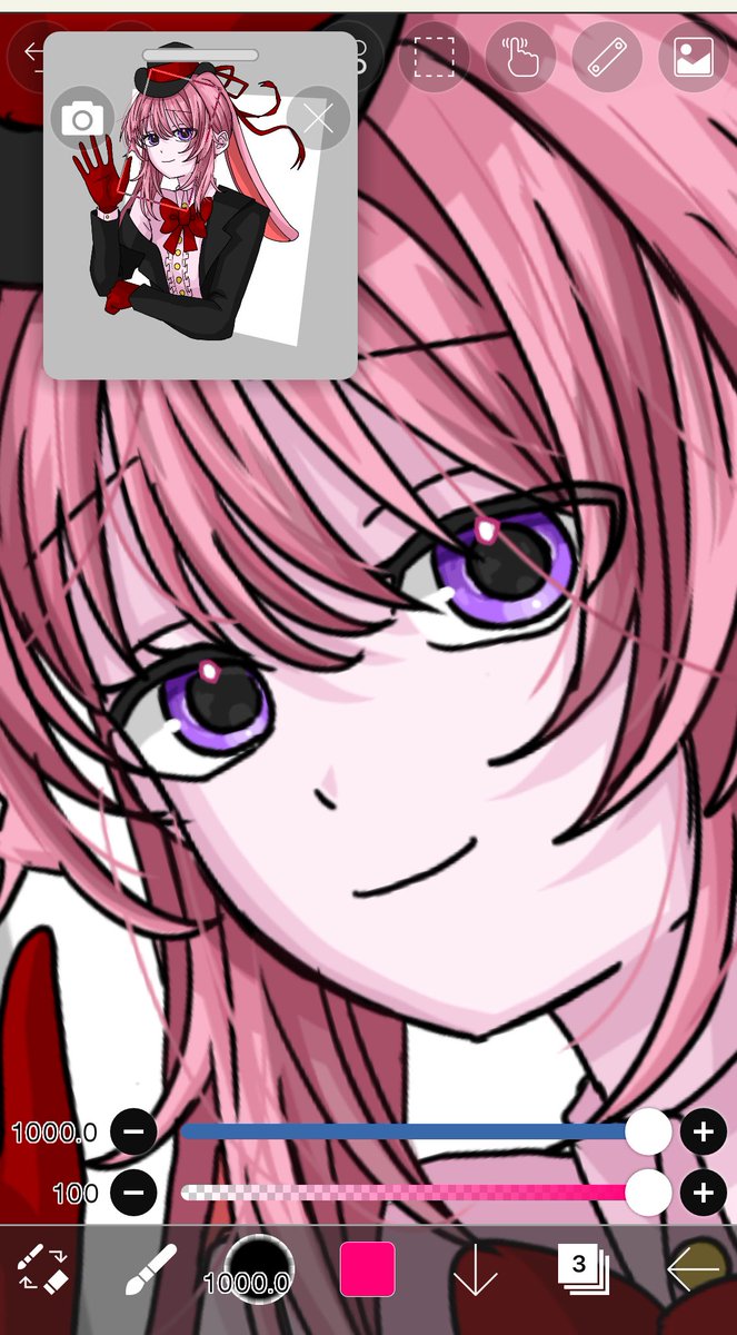 rio67ka's tweet photo. wip 
ピンクうさぎさん💘 https://t.co/pffb1lHZ8M
