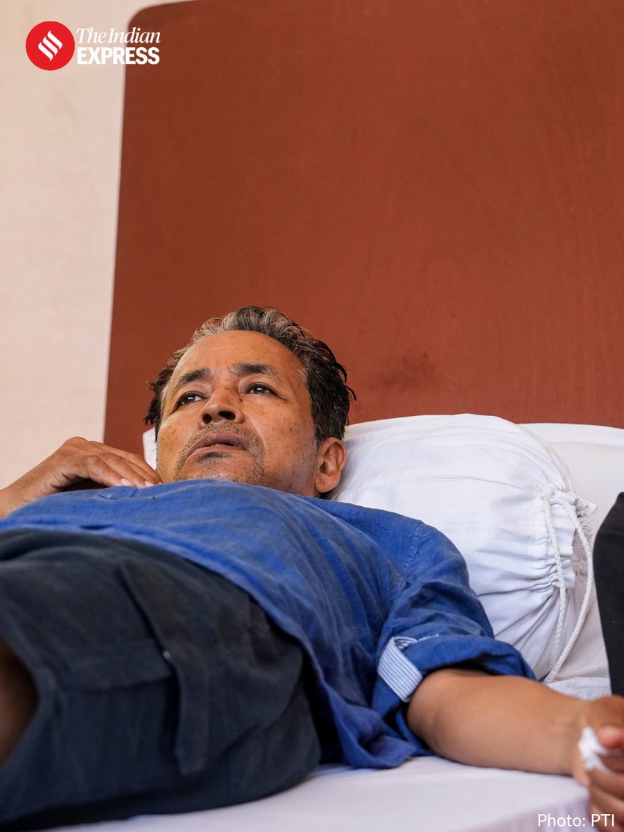 IndianExpress's tweet photo. Activist Sonam Wangchuk continued his indefinite hunger strike on its 17th day, with the Cockroach Janta Party (CJP) saying he refused to end the fast despite muscle loss and "immense pain"
๐https://t.co/LLcdFQspWW https://t.co/lkXzEjLWvX