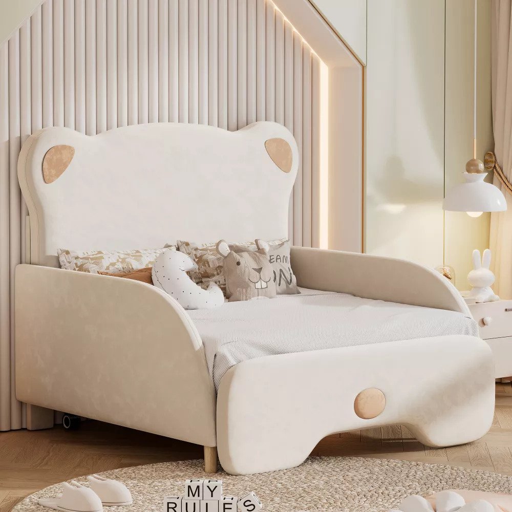 Angela_Marz's tweet photo. Add cozy charm with the Beige Bear Sofa Bed 🧸🍀 Its playful design and stretchable functionality create the perfect blend of comfort and versatility.
🌙 Make your kid’s room cozier today: https://t.co/83fppI4dZk https://t.co/yUPWlcqrew