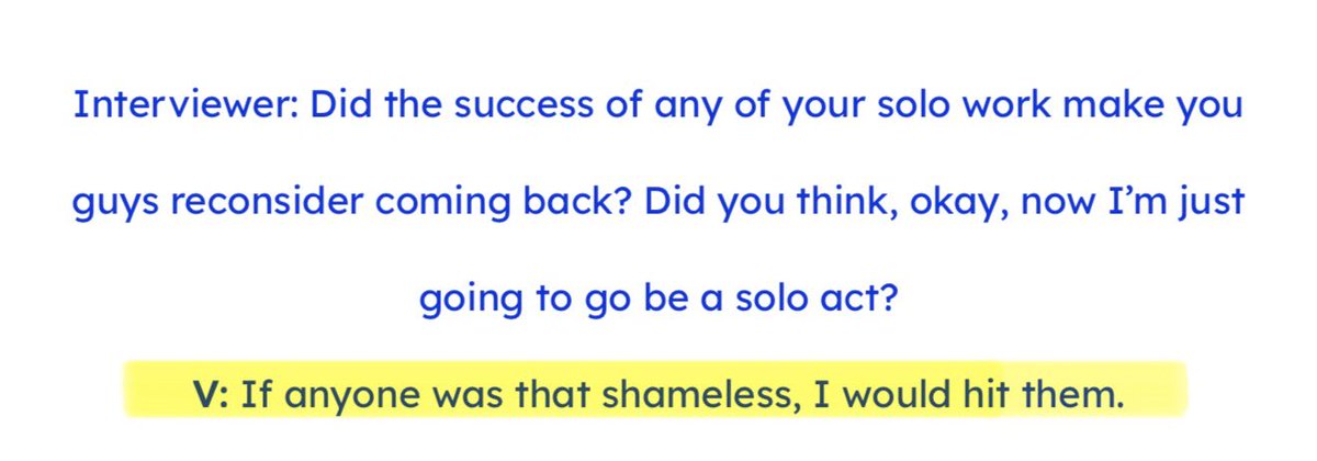 ltboysunoo's tweet photo. This is what an actual BTS member said btw 🙄 https://t.co/BOgONvxRlX