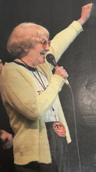 gregkot's tweet photo. Sad to learn that Mary Morello -- teacher, activist,  mother of Rage Against the Machine's Tom Morello -- has died at 102.  In 2000, I wrote about Mary &amp; Tom after spending a day with them at her home in Libertyville, IL. Link in comments. RIP, Mary, and condolences to Tom. https://t.co/A0unu8IybF