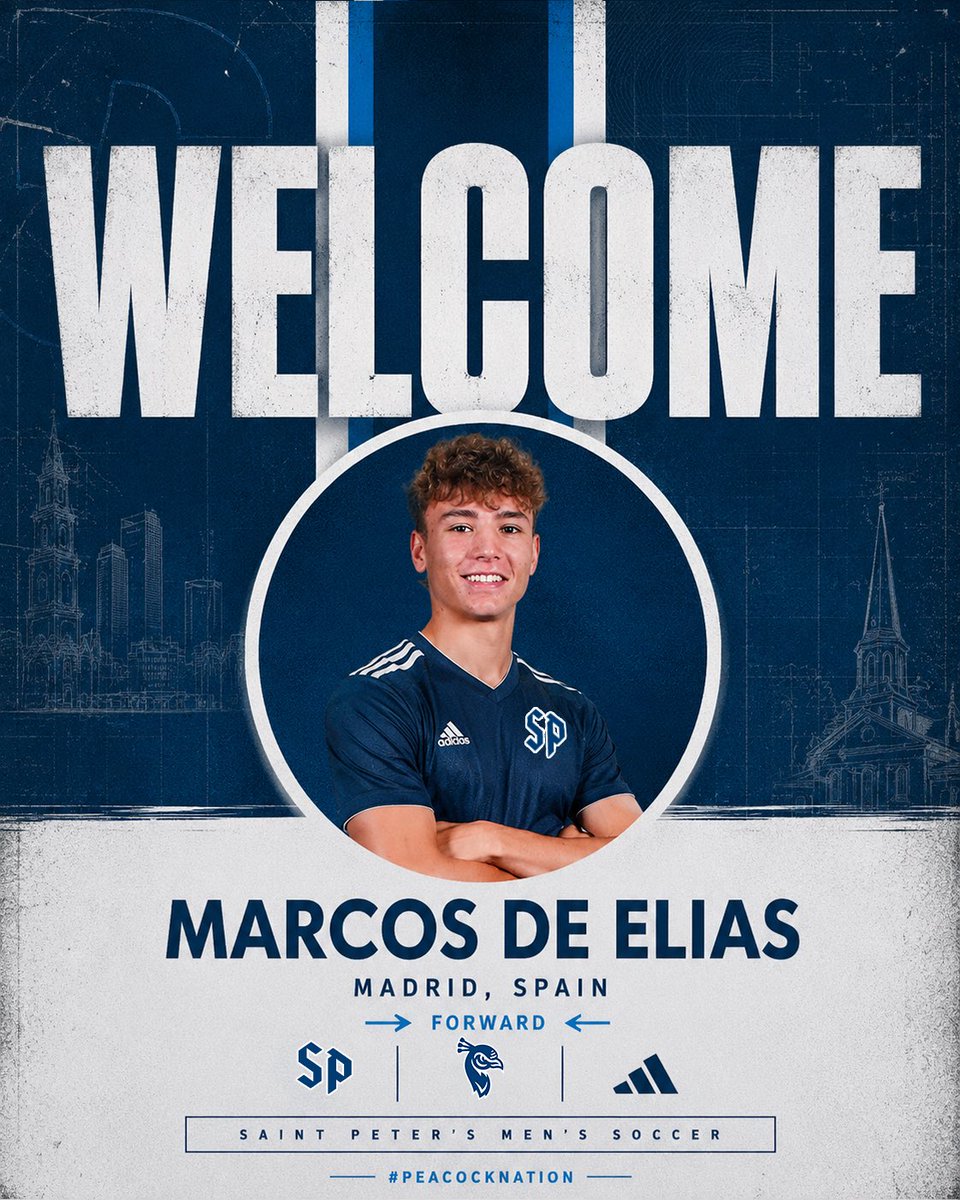 PeacocksMSOC's tweet photo. From Madrid to Jersey City. Welcome to Peacock Nation, Marcos! π¦πͺπΈ
#StrutUp π¦ https://t.co/qxiwxOwraT