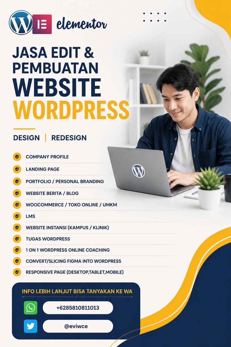 Joki Wordpress Elementor tweet media