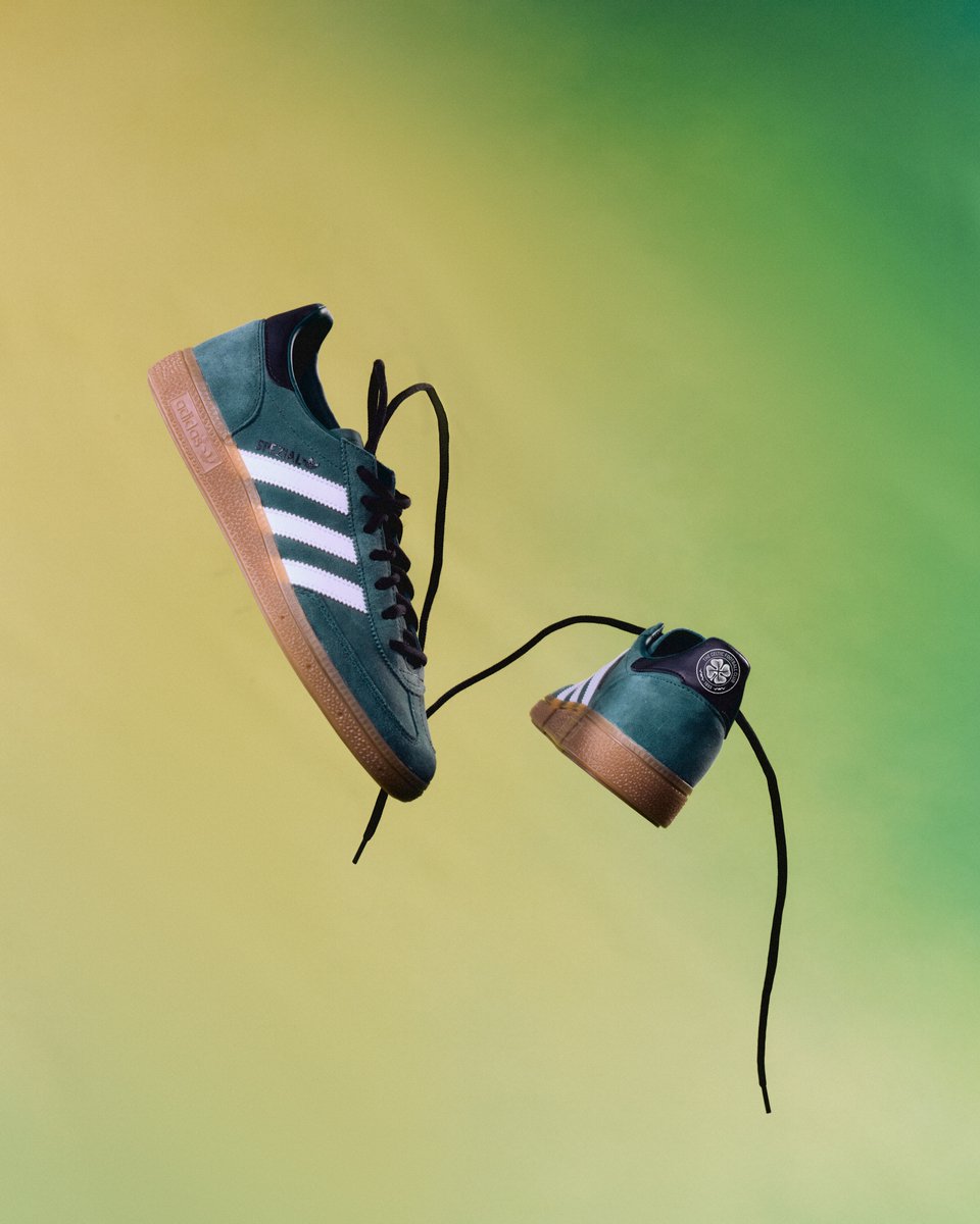 CelticFC's tweet photo. As part of the new adidas Originals Culturewear range, the new Handball Spezial shoes 👟

#CelticFC🍀