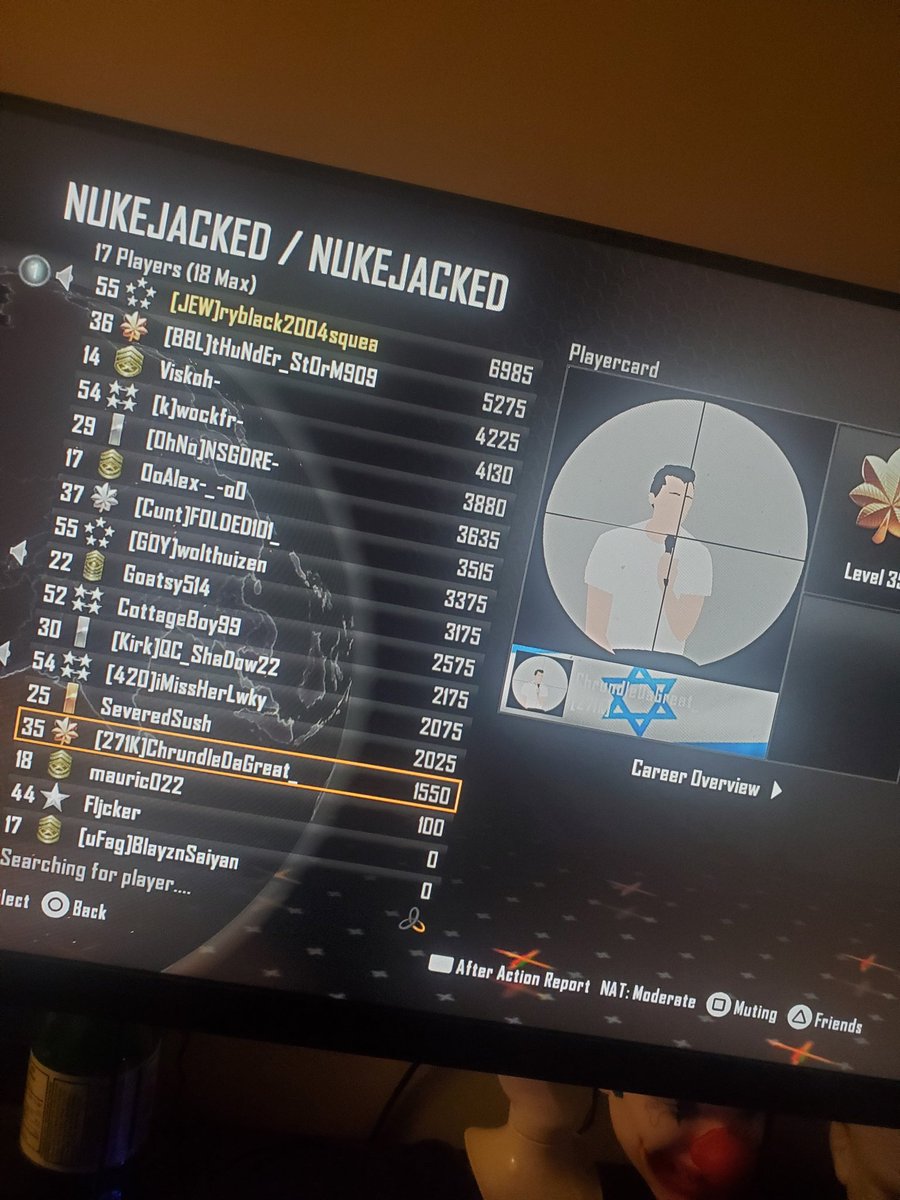 ScuffedJz's tweet photo. The most accurate charlie kirk emblem I've come across so far in black ops 2 https://t.co/YHj8nmxj3q