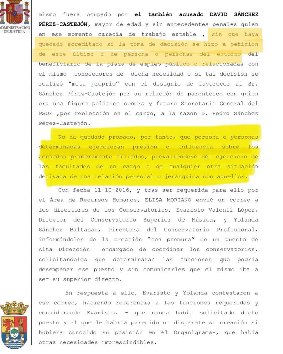 jebl_'s tweet photo. CONFIRMADO, es OFICIAL, la JUSTICIA española te pueden condenar sin que se hayan podido probar los hechos de los que se te acusa... Ya pasó con el FGE, Álvaro García Ortiz y volverá a pasar con Begoña Gómez... https://t.co/npLREdtDyV
