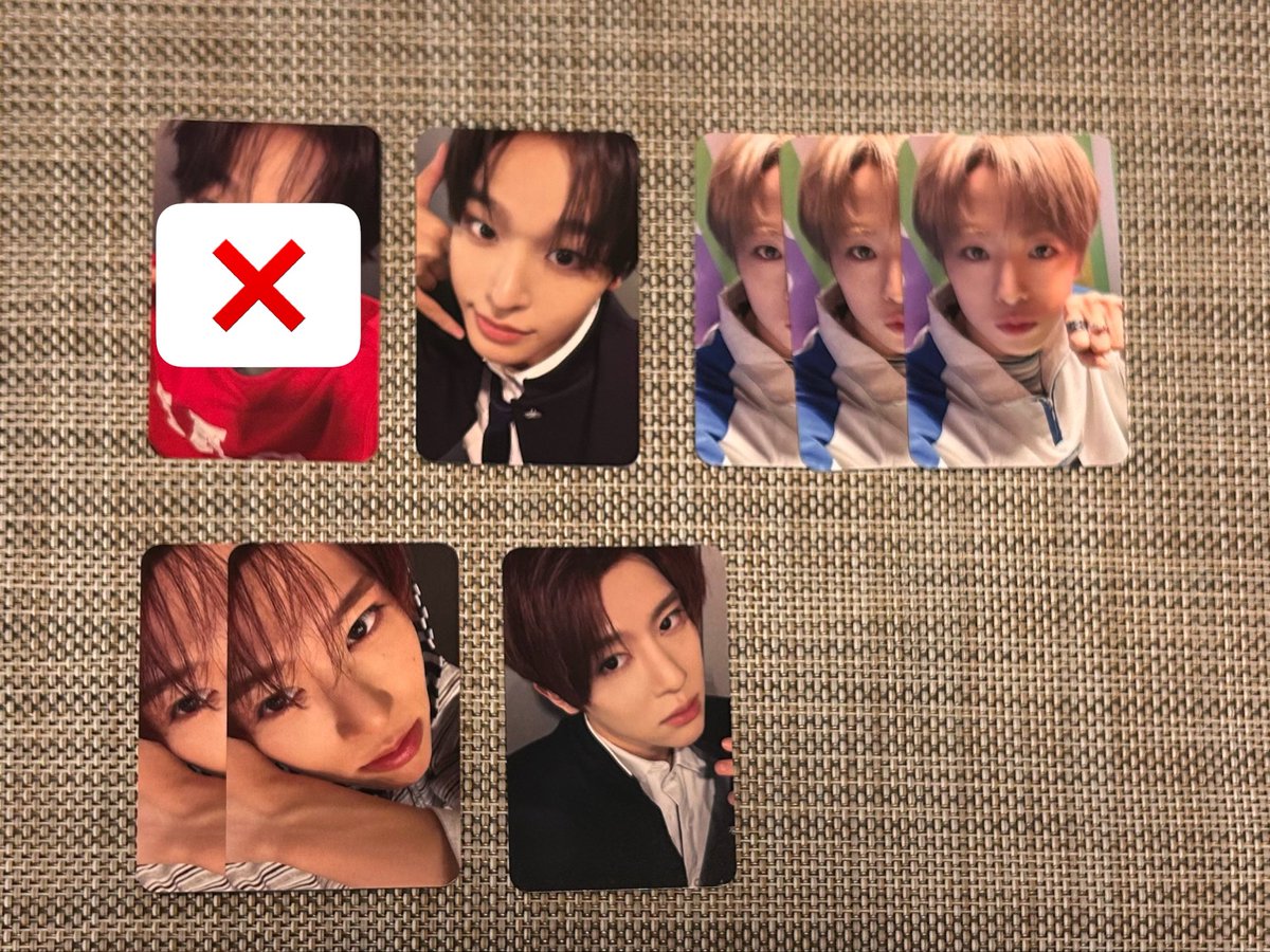 osazoo0's tweet photo. NCTWISH NCT WISH YO-I-DON BOY
MEETS GIRL トレカ 交換

【譲】 ユウシ リク シオン
【求】サクヤ

日本国内で郵送交換希望です 
まとめて交換してくださる方がいれば、優先させていただきます。

#nctwish #nctwish譲 https://t.co/6eEFt0Sems