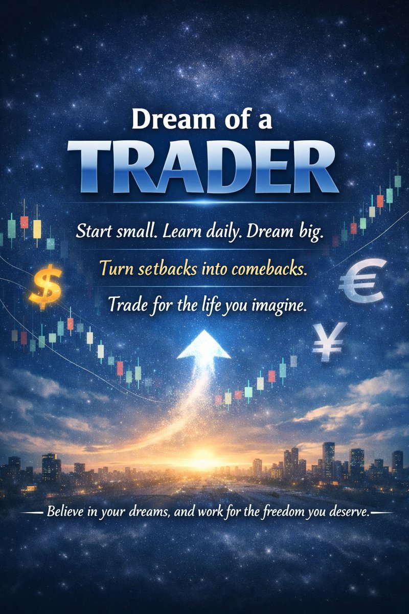 tmsofttech's tweet photo. 🌙 Start small. Learn daily. Dream big.
💪 Turn setbacks into comebacks.
🚀 Trade for the life you imagine.
#DreamOfATrader #TuleshFX #ForexJourney https://t.co/Ssop70bVRl