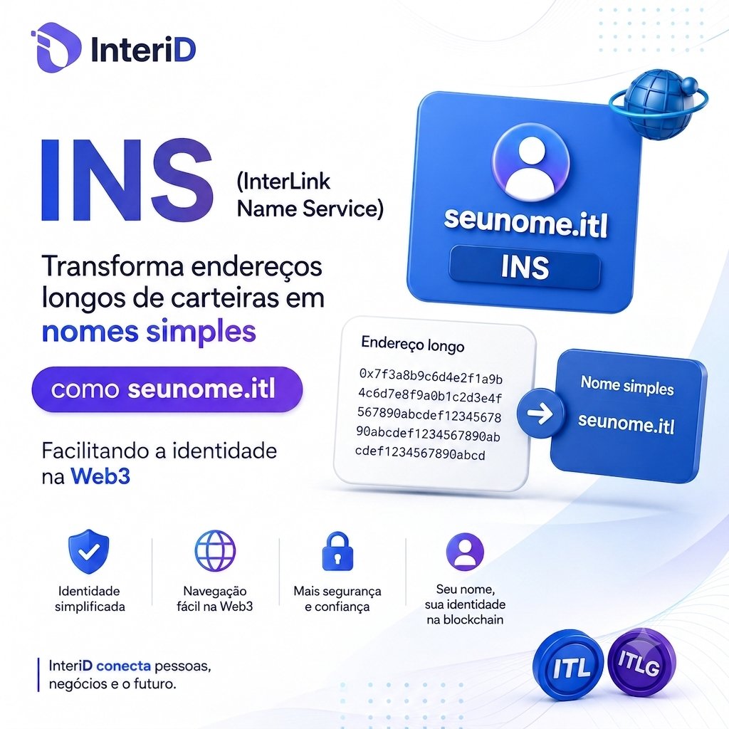 InerciaJos78664's tweet photo. O INS (InterLink Name Service) transformará endereços longos de carteiras em nomes simples, como seunome.itl, facilitando a identidade na Web3.
#InterLink #ITLG #ITL https://t.co/z2rSkHBWKW