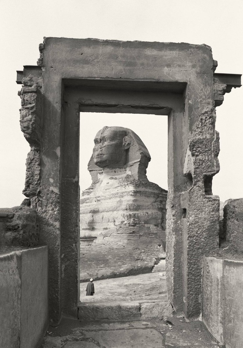 eyeonaxis's tweet photo. The Sphinx Framed, Egypt, 1982, by Barry Iverson https://t.co/4s3ROqULC6
