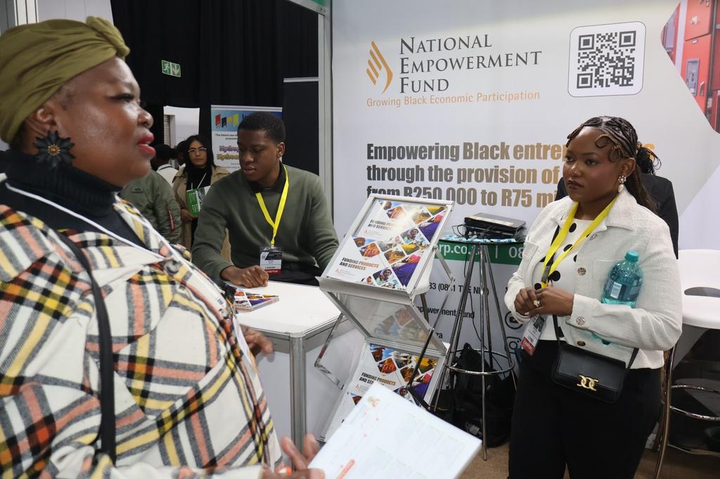 NEFCORP's tweet photo. Celebrating Black Industrialisation #MFGIndaba 2026 🇿🇦
Meet black-owned manufacturers backed by the NEF and driving localisation, innovation and job creation.📍 Visit the NEF Pavilion | Stand E21 and discover the businesses helping build SA's industrial future.
#NEFEmpowered https://t.co/WCIHlBDXbP