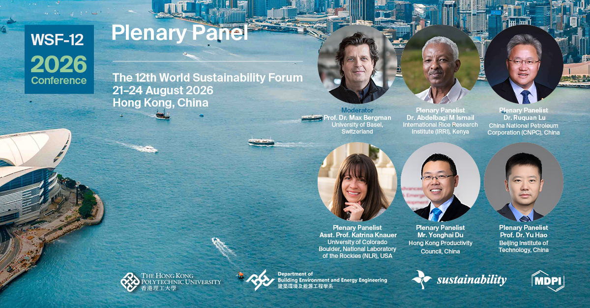 Sus_MDPI's tweet photo. Our WSF-12 Plenary Panel, moderated by Honorary Chair Prof. Dr. Max Bergman, brings together leading experts from academia, industry, and policy worldwide. 🌍

Registration is open, and late poster submissions are still accepted for a limited time.

🔗 https://t.co/3iq90RWvJA https://t.co/g8TQpq5UA0