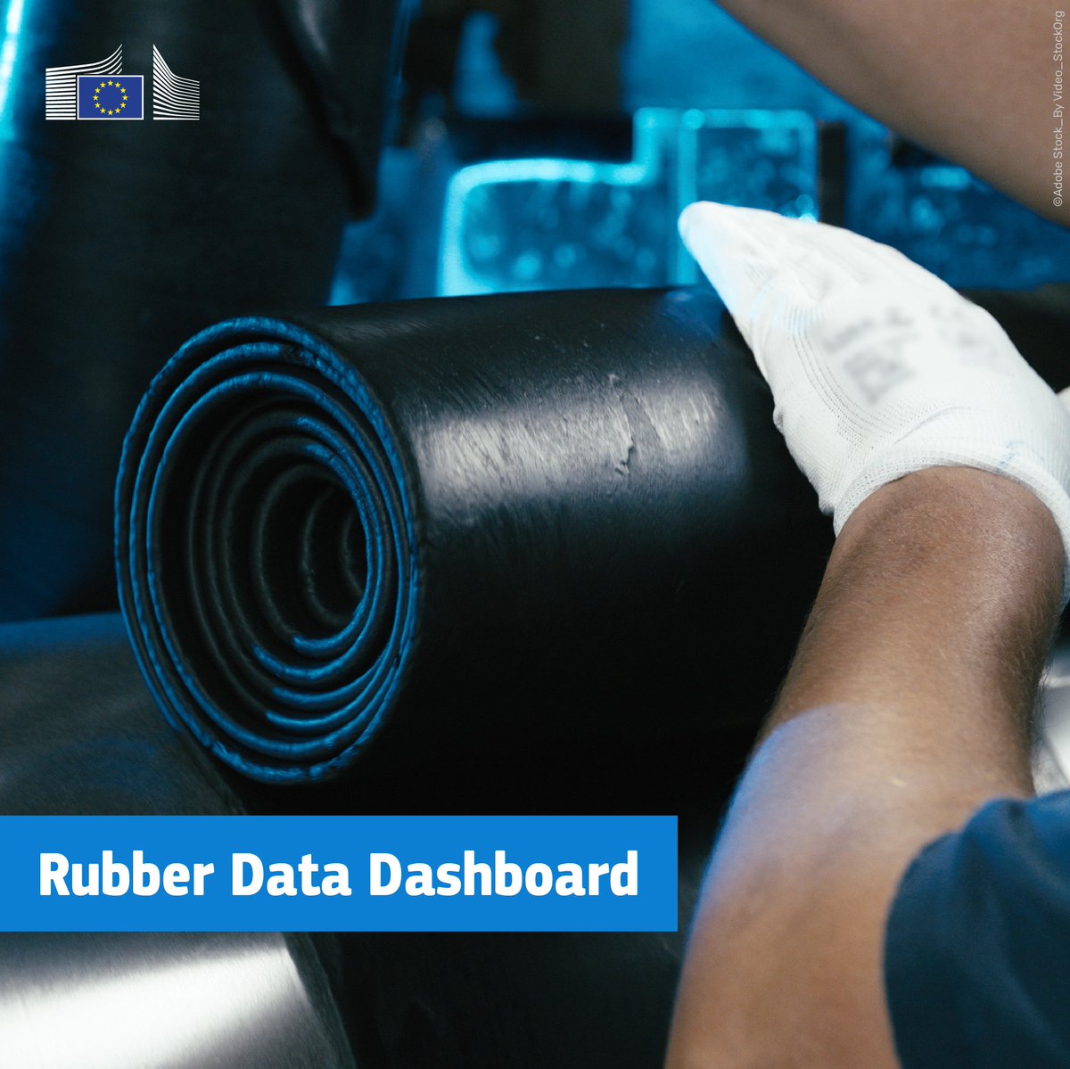 EU_Growth's tweet photo. 📊 Our Rubber Data Dashboard provides transparent &amp; credible data on the global rubber industry as the EU is import-dependent, and rubber is needed manufacturing + defence. 🏭

Use it to make informed, evidence-based decisions 🤝

Explore the dashboard 👉 https://t.co/J4N63OILh2 https://t.co/DYKeOQTkfS