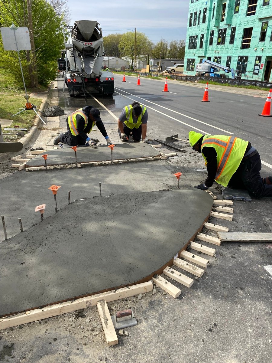 RaleighTranspo's tweet photo. 👷 Sidewalks help keep Raleigh connected.

Our crews work year-round to repair sidewalks, address hazards, and help create safer paths for everyone walking, rolling, or exploring our city.

See a sidewalk that needs attention? Let us know.
🔗 https://t.co/SrLY4QAWeB https://t.co/6UrtKgQgE2