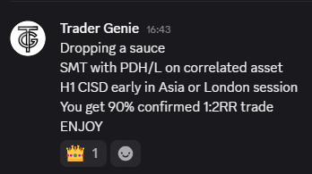Trader_Genie's tweet photo. Executions
Some Discord Sauce https://t.co/Vv9qkUsLaT