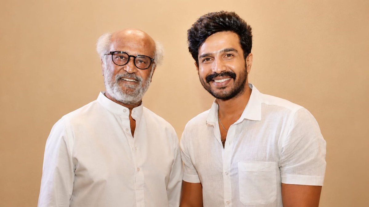 TheVishnuVishal's tweet photo. "Semma padam. Romba jolly aana entertainer.. Indha madhri padam ippo ellam varadhe illa.. Romba nalla perform panirkeenga. Aishwarya Lekshmi um, nalla performance. Kutty Zara papa, epdi pudicheenga. She was just BRILLIANT. Vishnu, ungalukku nalla script sense iruku.. Innum nalla padangal neraiya kudunga.."

Absolutely elated and excited to recieve a call from the one and only SUPERSTAR RAJINIKANTH sir, after he watched #GattaKusthi2 ❤️🙏 the best part of the journey was in getting this call from him.. His words - a major motivation for the journey ahead.. Thank you sir!