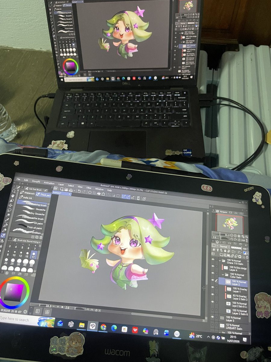DesuuEla's tweet photo. Daily life as an artist✨
#ArtMoots #Artist https://t.co/NuRx5u9ehr
